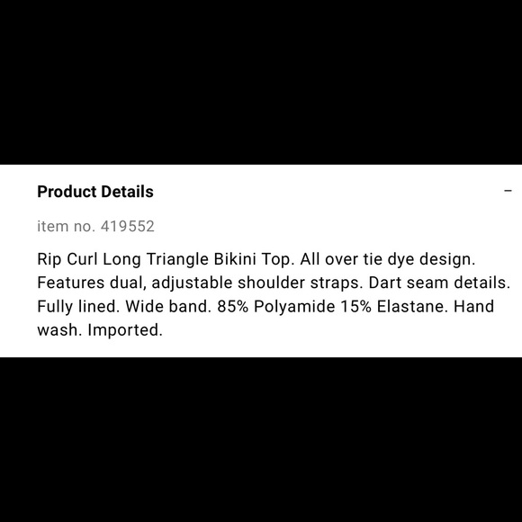 NWT 2-PC Rip Curl Tie Dye Bikini - Picture 8 of 11